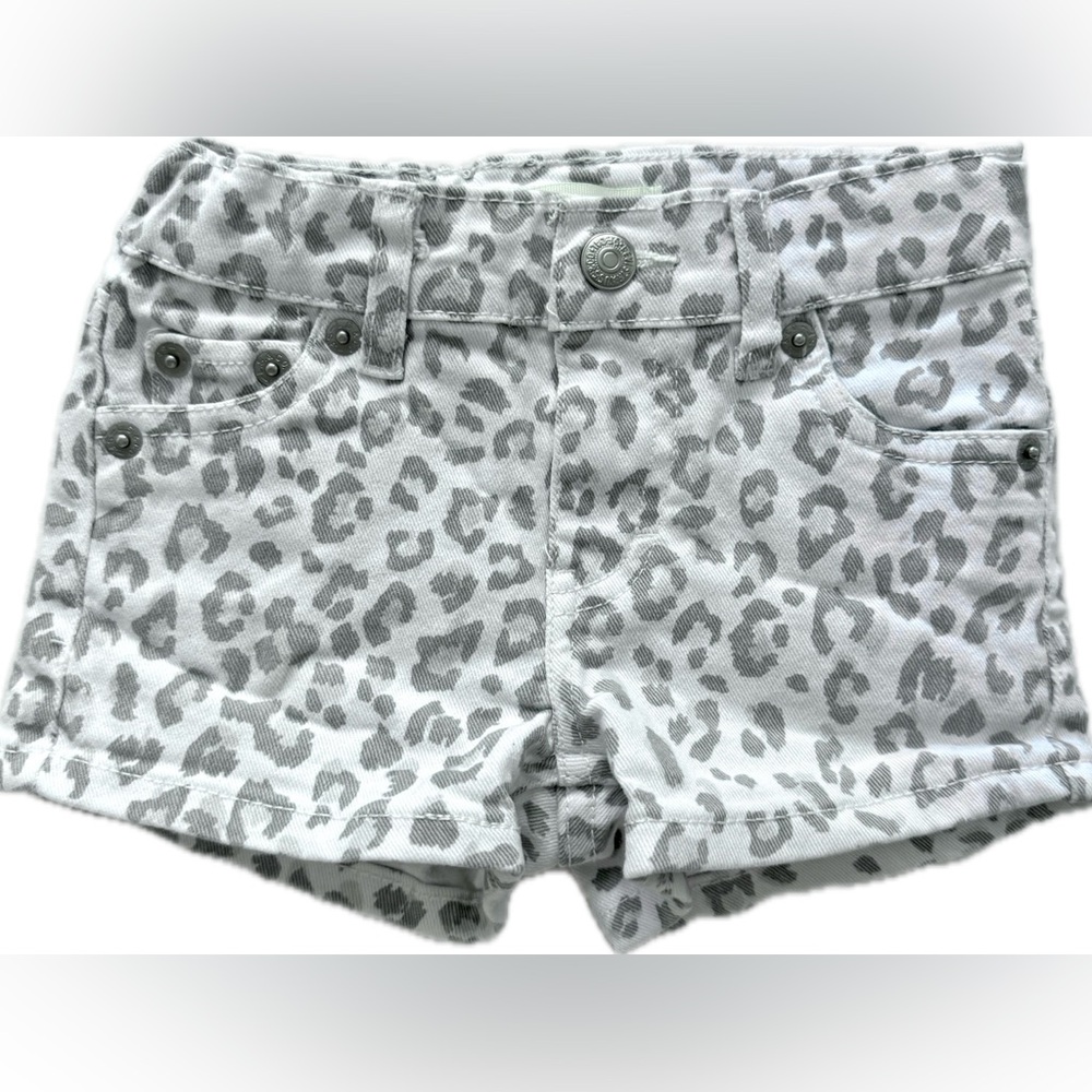 Levi’s Girls Leopard Print Shorts